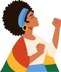 Juneteenth Celebration Illustration – Freedom Day African American Culture Art