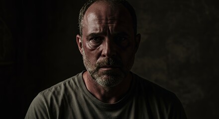 Obraz premium Intense Portrait of a Man