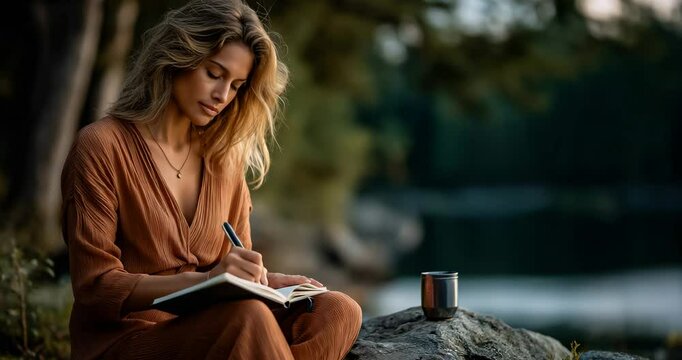 Woman Journaling
