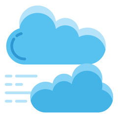 Flat Cloud Icon