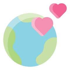 Flat Heart Icon