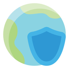 Flat Protection Icon