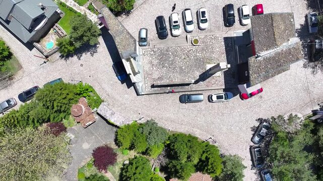 Albania, Kor&ccedil;&euml;. Voskopoja turistike village center spring color season, 18 May 2025