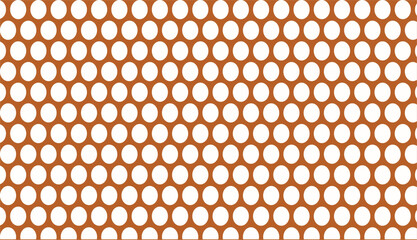 abstract seamless pattern with circles white color circles on brown space