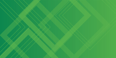 Green abstract background with geometric shapes gradient color for presentation design. Suit for business, corporate, institution, conference, party, festive, seminar, and talks.