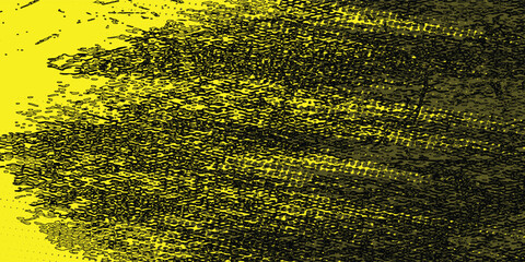 black and yellow abstract dirty grunge background. vector ilustrator modern grunge