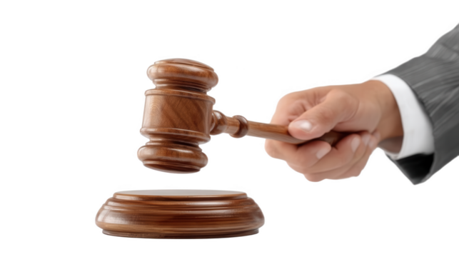 Legal Judgment Hammer Striking