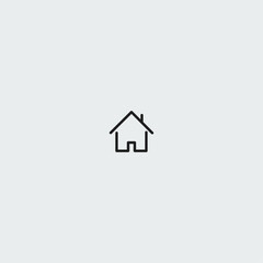 Home icon flat vector design