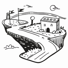 vector illustration of a city