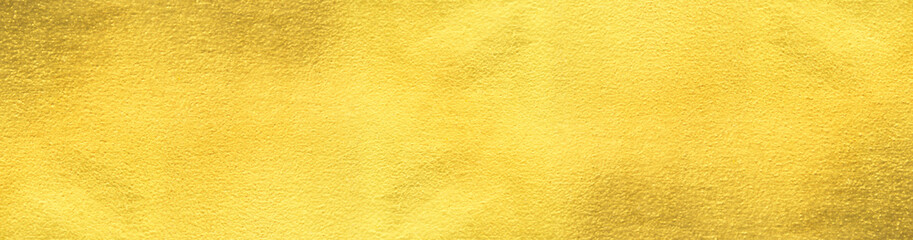 Naklejka premium Shiny yellow leaf gold foil