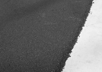 Asphalt road construction