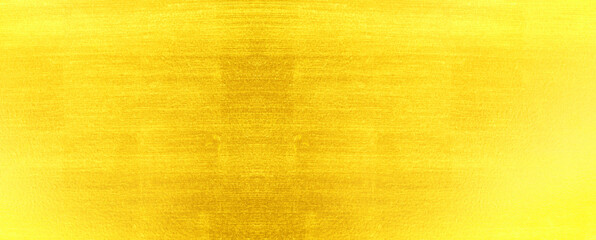Shiny yellow leaf gold foil texture