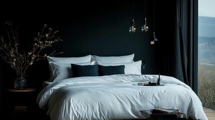 Luxurious Bedroom Interior with Minimalist Design