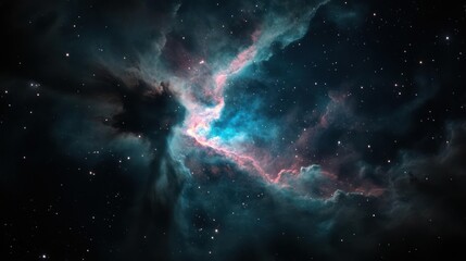 Majestic Nebula Displaying Cosmic Beauty and Wonder