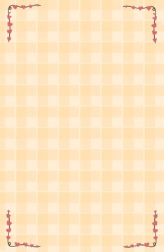 Cute checkered pattern illustration background