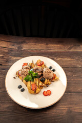 panqueques con helado