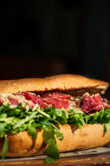 sandwich sanguche de carne
