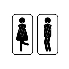 Universal Male and Female Symbols for Facilities