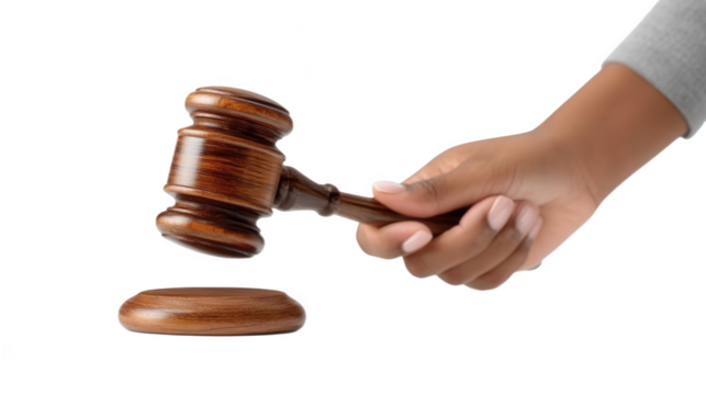 Legal Judgement Hammer Striking