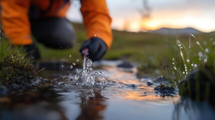Refilling Water in Nature