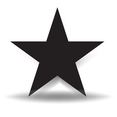 black star icon png symbol