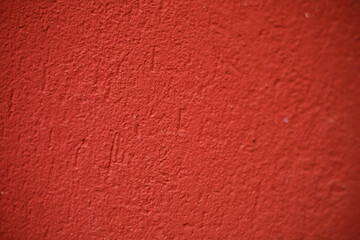 Detalhe de texturização em pintura de parede em tom ocre