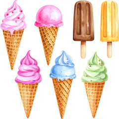아이스크림 일러스트