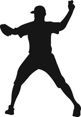 Baseball Batter.
Man Throwing Ball Silhouette.
Baseball Player Silhouette.
baseball player, vector isolated illustration. 
Baseball batter.
