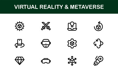 New Year and Celebration Icon Set Featuring Fireworks, Party, Festive Decor, Countdown, and Holiday Symbols in a Modern, Vector-Based Design