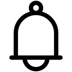 Notification Bell Icon, Bell, Alarm Vector Icon, User Interface, User Experience, Lineal Style Isolated Vector Icon. 