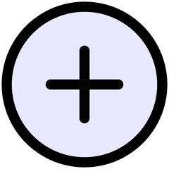 Add Button Tick Vector Lineal Color Isolated Icon, User Interface Icon. 