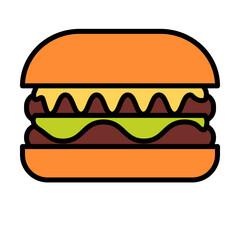 hamburger vector illustration