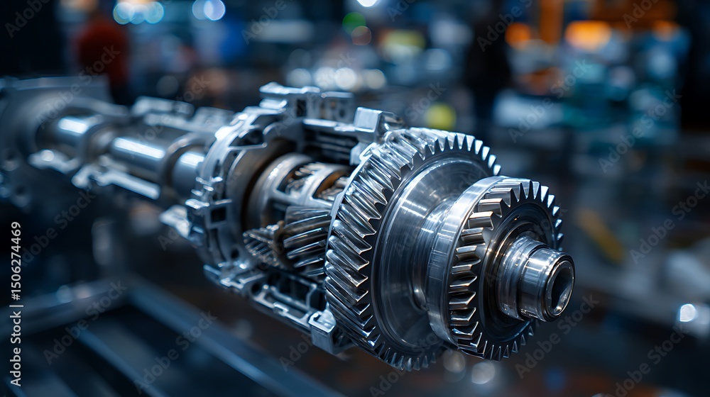 Poster examining gearbox internal components and mechanism
