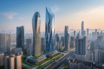 Chongqing Yuzhong District Iconic Skyscrapers and Architectural Innovations