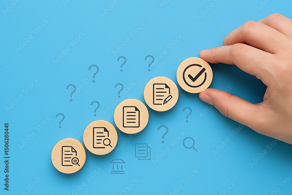 Poster achieving business success through effective document management and workflow optimization a step by