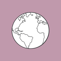 vintage sticker icon illustration