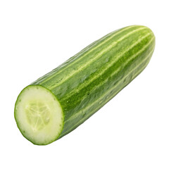 cucumber slice isolated PNG or Transparency Background