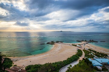 Emerald Beach Sunset, Okinawa, Japan