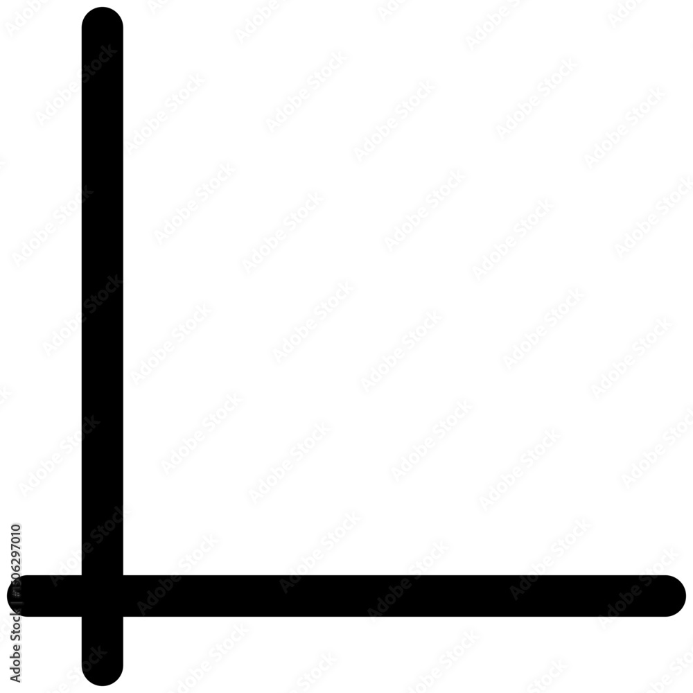 Poster scalability line icon, lineal style isolated vector icon.