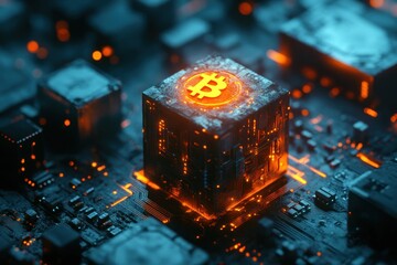 Bitcoin Cube: Digital Currency in the Technological Core