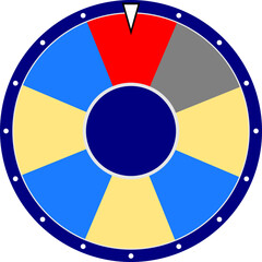 Obraz premium 돌림판 이벤트 게임