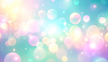 幻想的な泡の舞