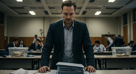 The Count: A Man Amongst Papers