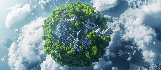 Eco-Friendly City Planet: A Sustainable Future