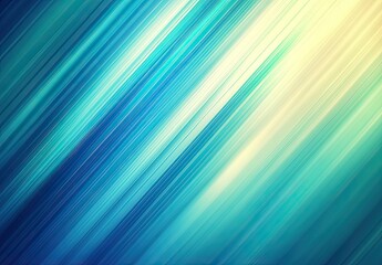 Obraz premium Diagonal, vibrant, color gradient lines in teal, light blue, and yellow