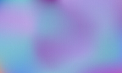 Pastel colored with White Gradient Blurred with Grainy Noise Texture background. Abstract pink, purple, blue, yellow, and teal colorful design.