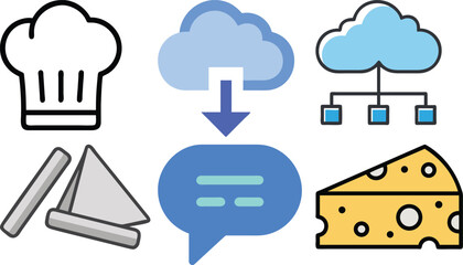 Abstract Vector Design with Geometric Shapes and Color Combinations for Creative Projects