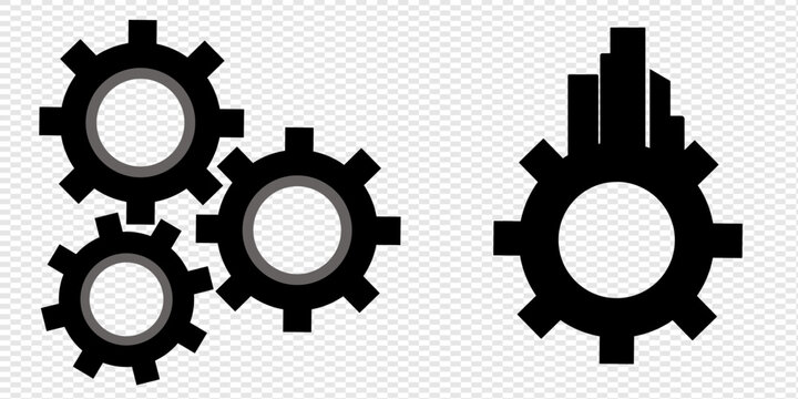 A modern and minimalist organization icon, ideal for apps or digital design. With a transparent background, this icon is suitable for various technology design purposes. vector illustration