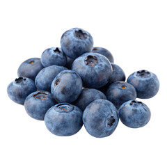blueberries isolated PNG or Transparency Background