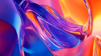 Colorful Fluid Abstract Art